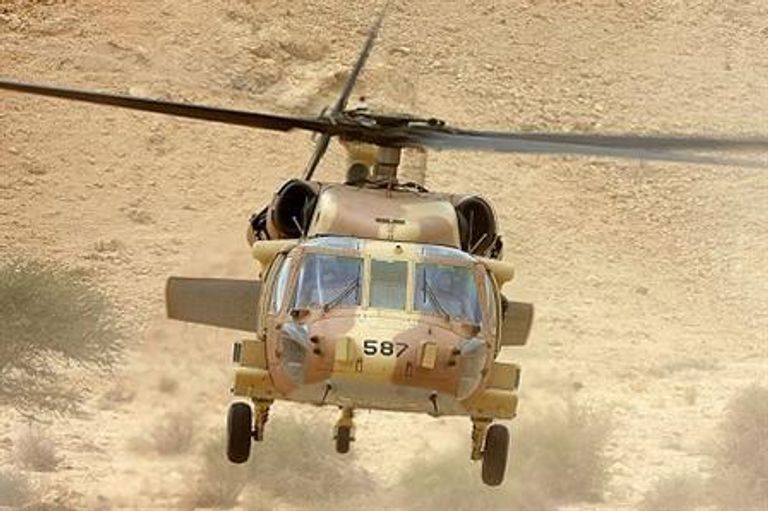 تحطم طائرة مروحية إسرائيلية في رفح