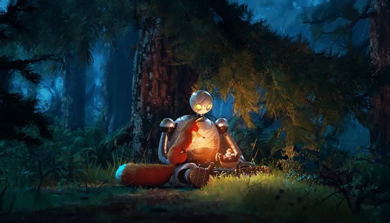 لقطة من فيلم The Wild robot ضمن أفضل أفلام أجنبية 2024 قائمة أفضل الأفضل الأجنبية في 2024 حسب ترشيحات النقاد