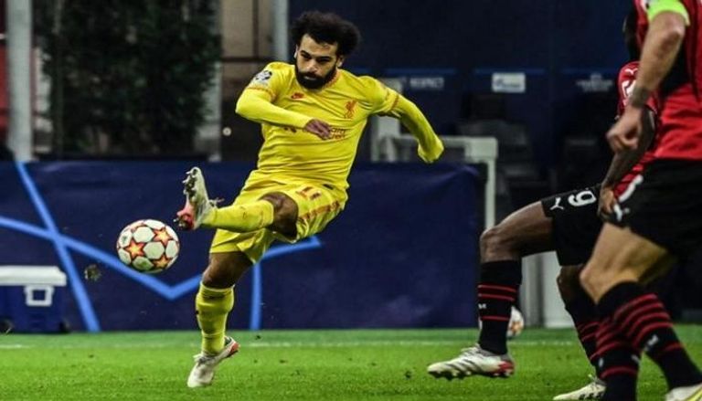 محمد صلاح أمام ميلان 