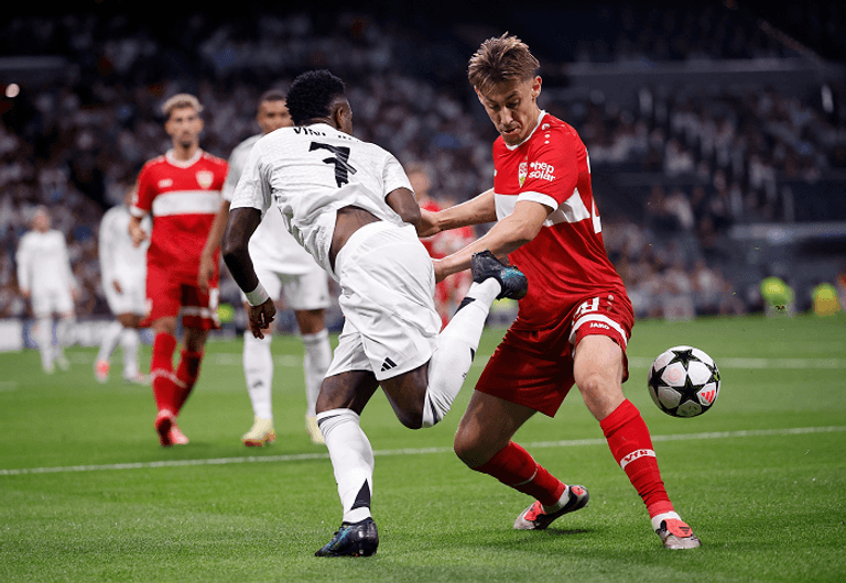 مباراة ريال مدريد وشتوتجارت كيليان مبابي نجم ريال مدريد