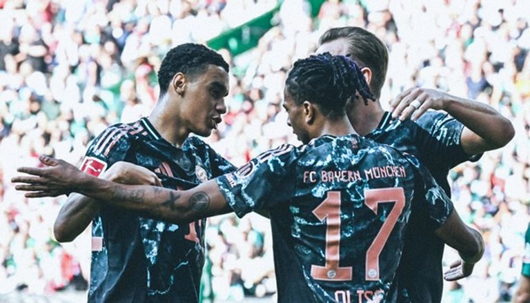 ثلاثي بايرن ميونخ هاري كين وميشيل أوليس