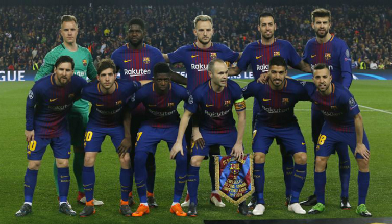 برشلونة الإسباني فريق ريال مدريد