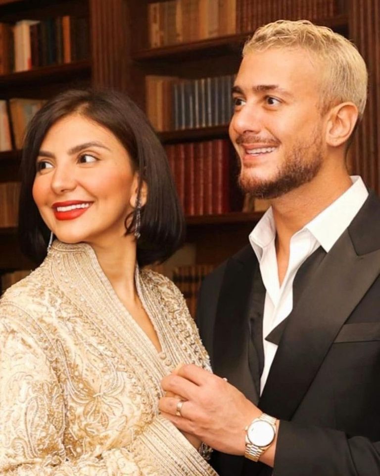 سعد لمجرد وزوجته