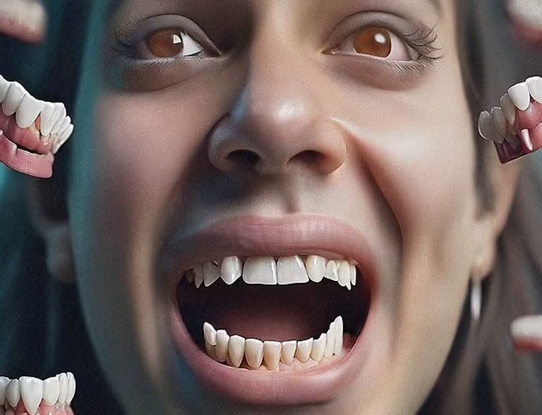 سقوط الأسنان في الحلم يعني الخسارة