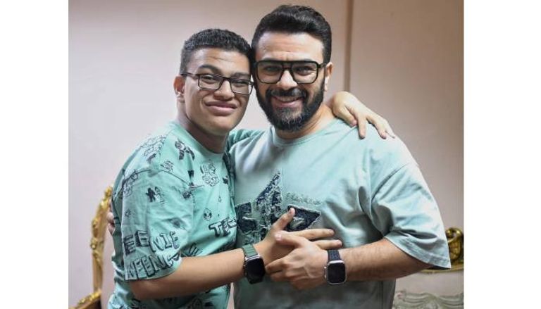 كريم الحسيني وابنه فجر كريم الحسيني وابنه فجر