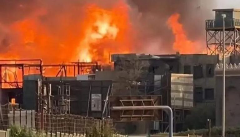 حريق مدينة الإنتاج الإعلامي