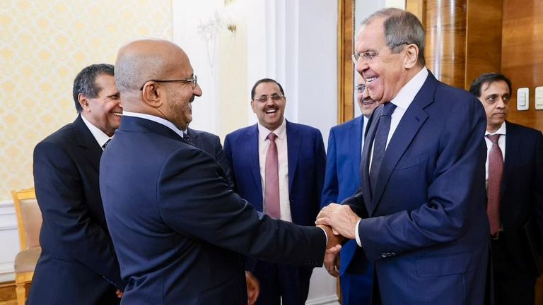 رئيس المجلس الرئاسي ونائباه في الأمم المتحدة