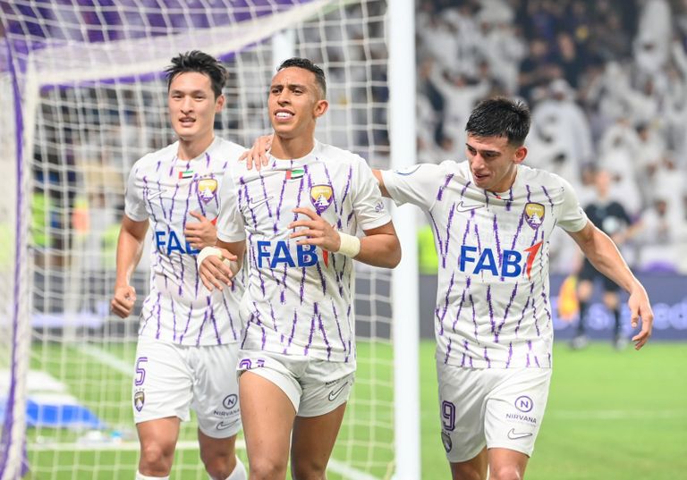 العين من مباراة العين والوصل