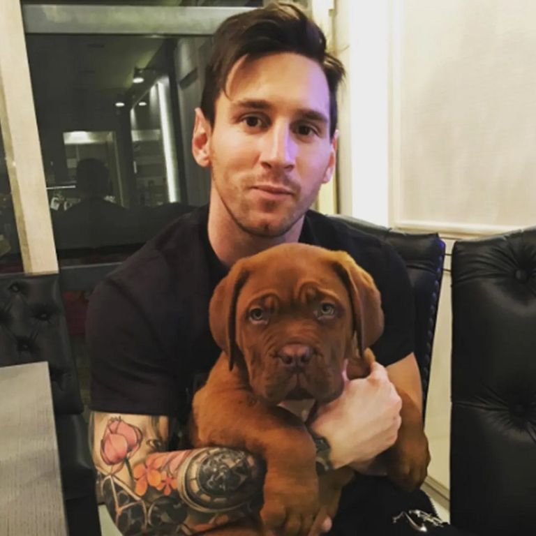 ليونيل ميسي مع