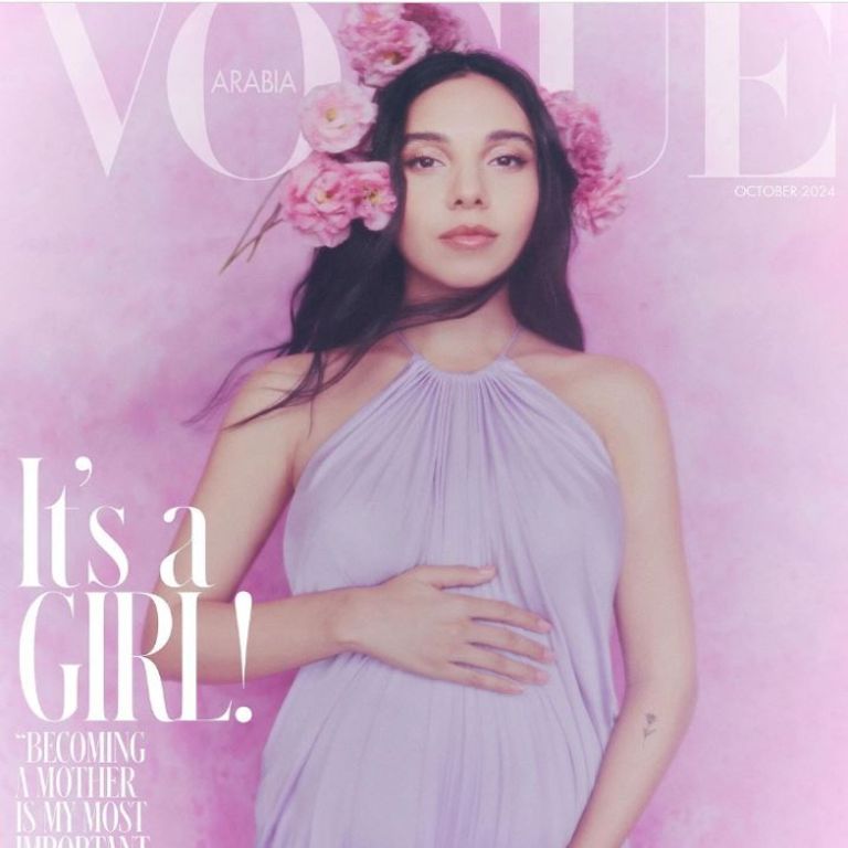 سلمى أبو ضيف تعلن حملها سلمى أبو ضيف تعلن حملها