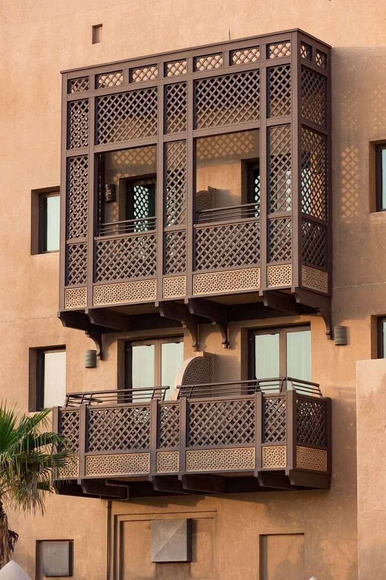 نوافذ منازل مدينة عدن