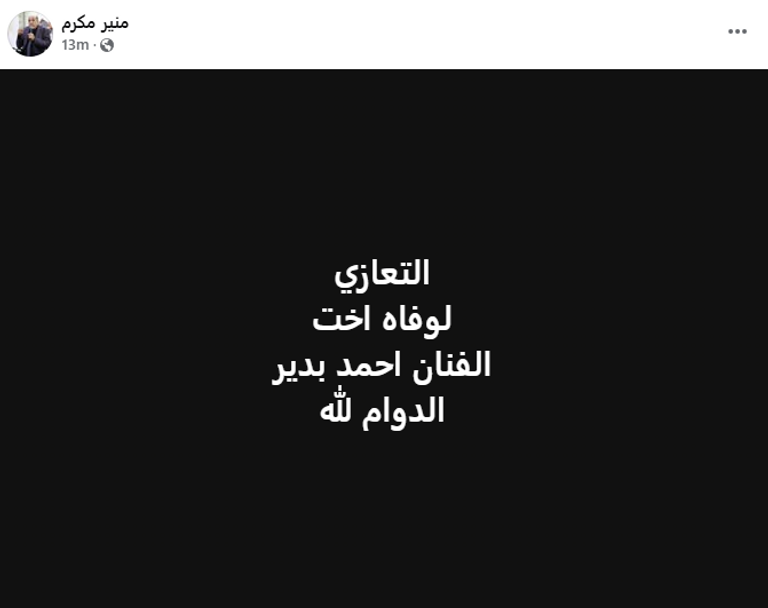 الفنان المصري أحمد بدير - أرشيفية