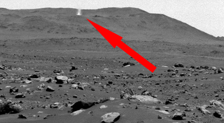 صورة لشيطان الغبار المريخي