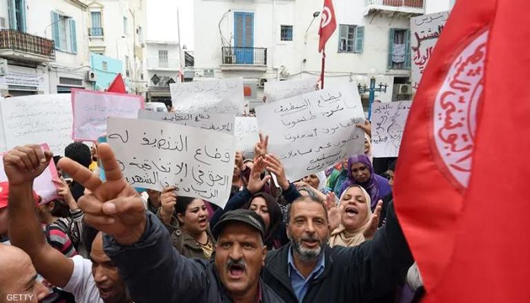 احتجاجات الأجور في تونس- أرشيفية 