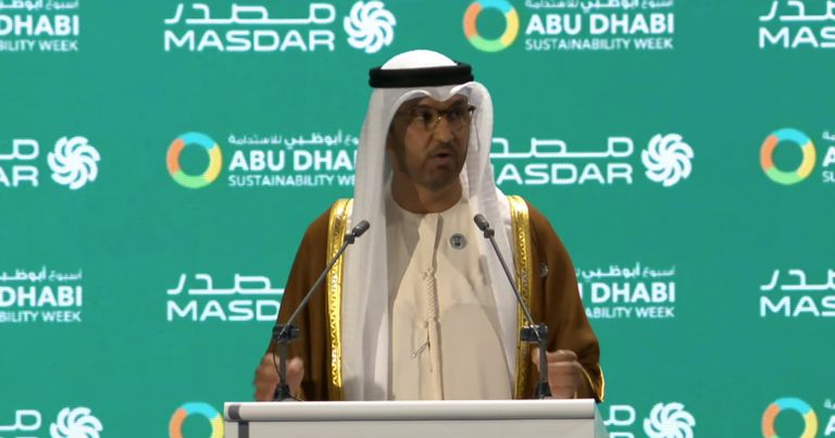 الدكتور سلطان بن أحمد الجابر وزير الصناعة والتكنولوجيا المتقدمة الإماراتي