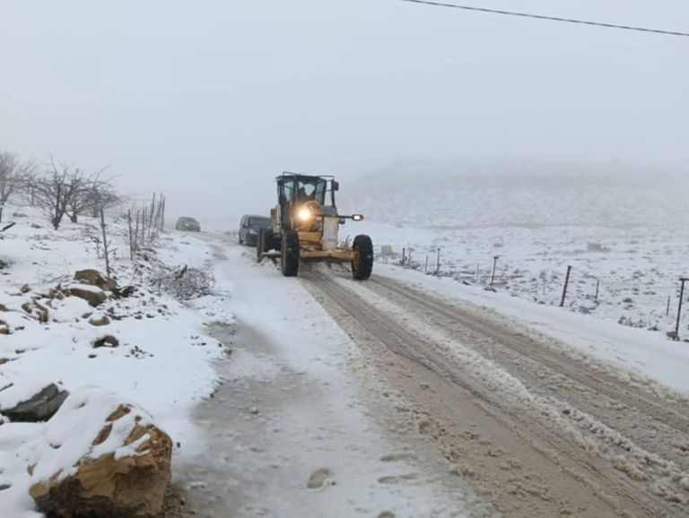 ثلوج في محافظة القصرين