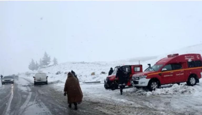 ثلوج في محافظة القصرين