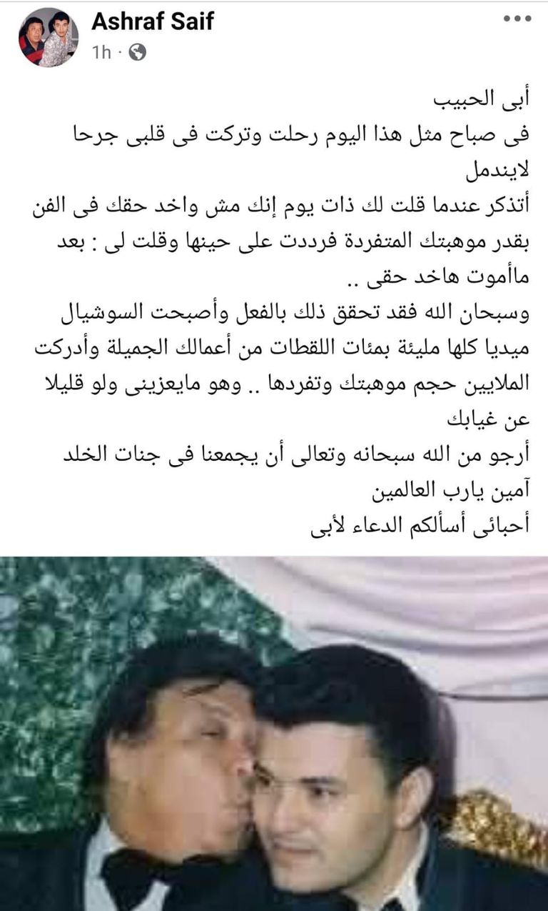 وحيد سيف وابنه