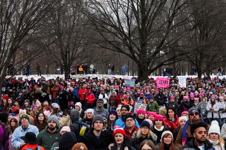 اجتجاجات ضد دونالد ترامب في واشنطن