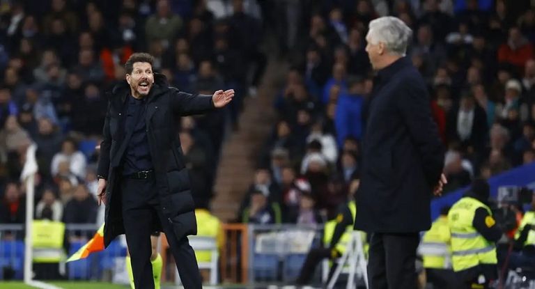 كارلو أنشيلوتي مع دييغو سيميوني