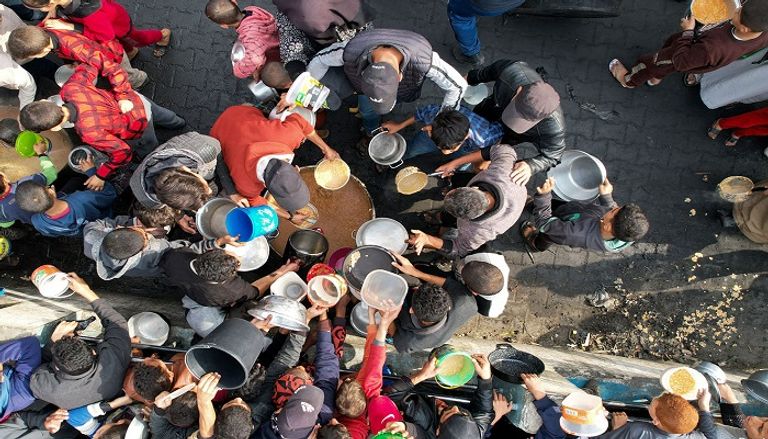 معاناة سكان غزة من المجاعة