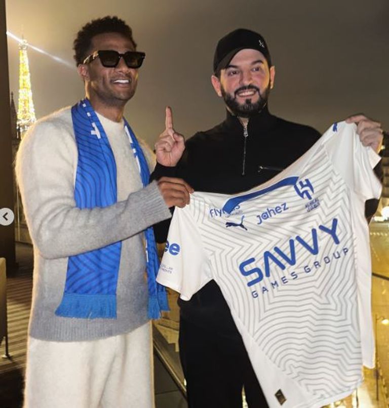 محمد رمضان ورئيس الهلال السعودي