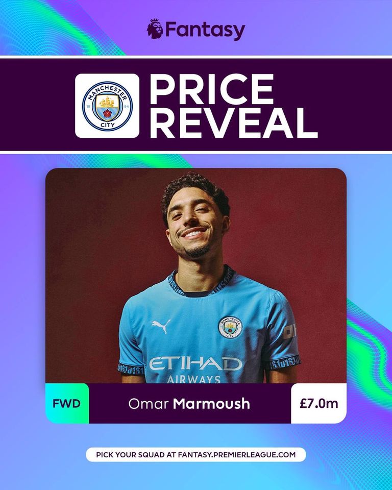 عمر مرموش في فانتازي الدوري الإنجليزي عمر مرموش نجم مانشستر سيتي في التدريبات