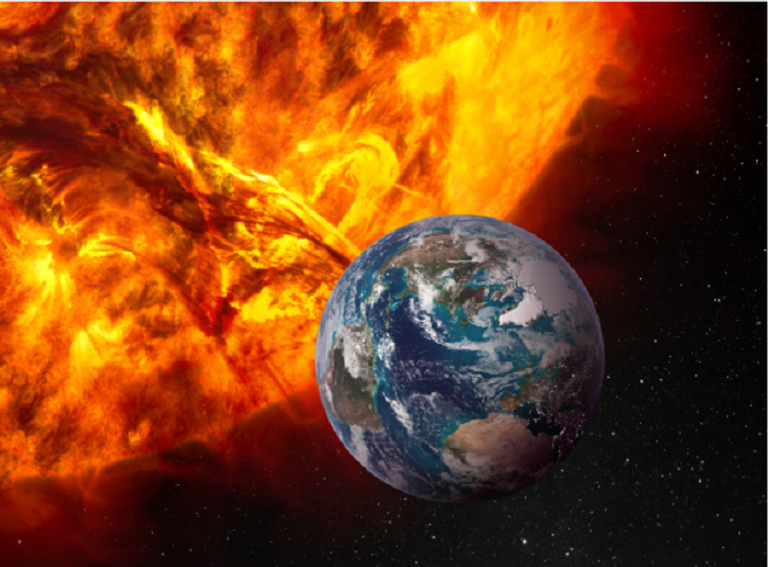 توهج من الطرف الغربي للشمس في سبتمبر 2024