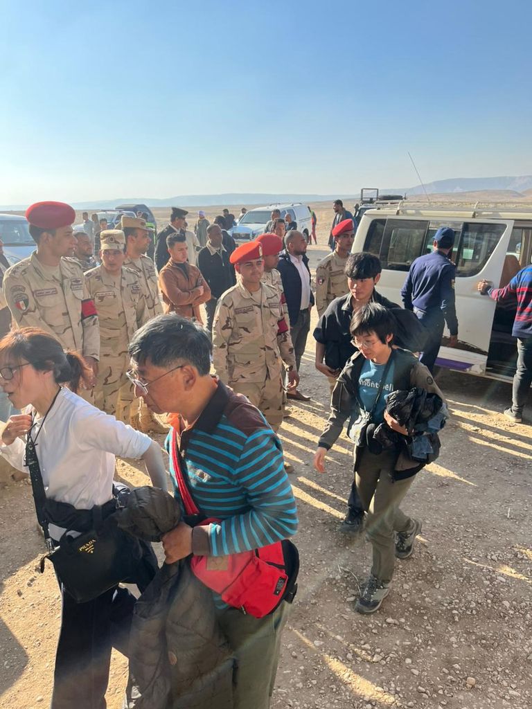 لقطة من الحادث
