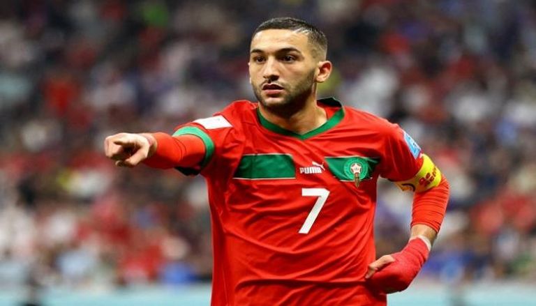 حكيم زياش نجم منتخب المغرب