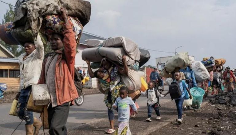 سكان غوما يفرون عقب دخول متمردين للمدينة