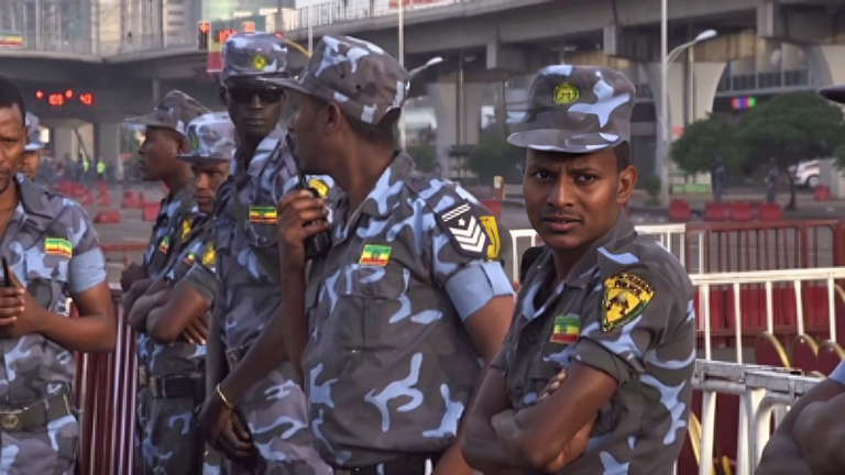 Church scaffolding collapses in Ethiopia