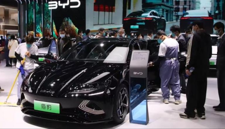سيارة من ماركة BYD الصينية