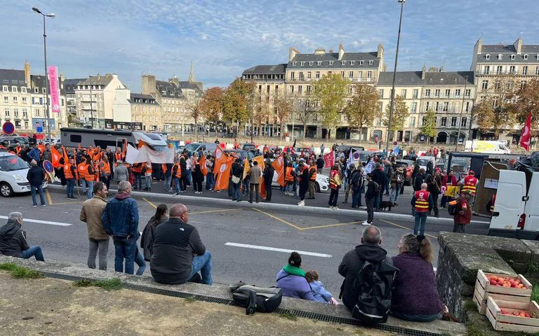 جانب من الاحتجاجات