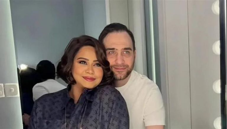 شيرين عبدالوهاب رفقة حسام حبيب