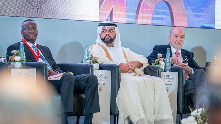 جانب من فعاليات منتدى «كرانس مونتانا» بمدينة الرباط