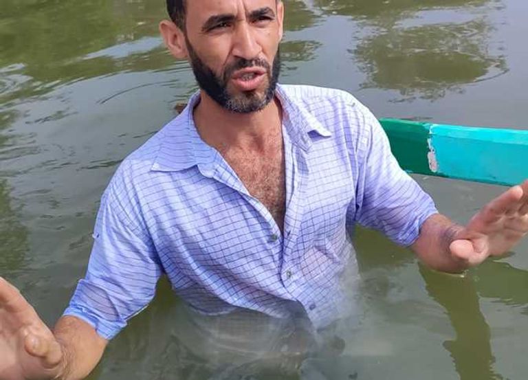 غرق أراضي طرح النهر في المنوفية