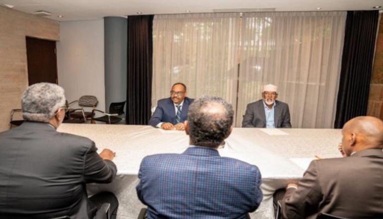 جانب من اجتماع «مجلس مستقبل الصومال»