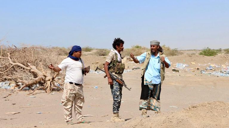  قائد الفرقة الأولى في قوات العمالقة الجنوبية العميد رائد الحبهي