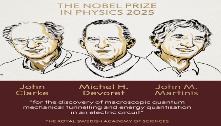 جائزة نوبل في الفيزياء 2025 جائزة نوبل في الفيزياء 2025