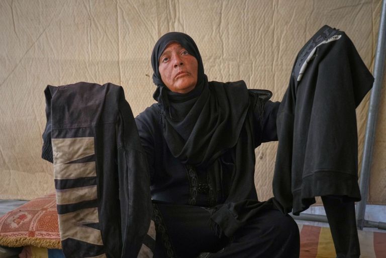 فدوى الغلبان التي تحدثت في التقرير
