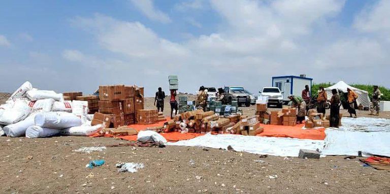 عينات من أسلحة حوثية مضبوطة.. أرشيفية