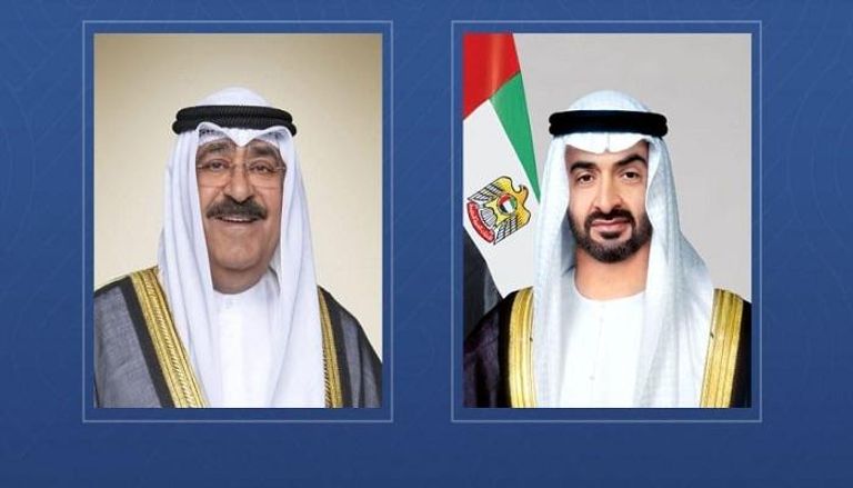 الشيخ محمد بن زايد آل نهيان رئيس دولة الإمارات وأمير الكويت