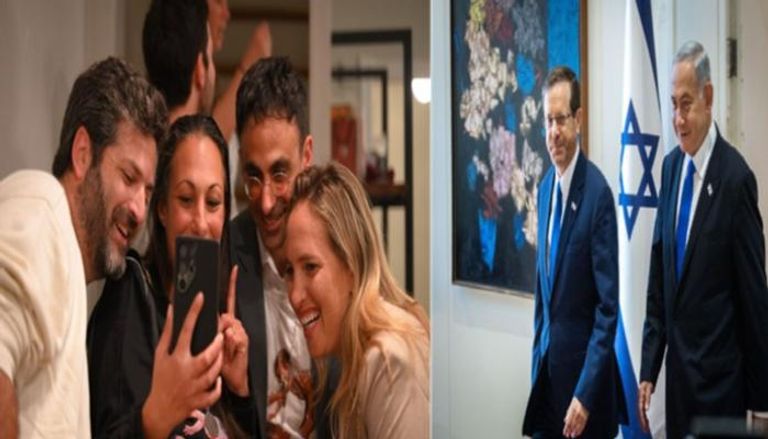 نتياهو وهرتسوغ وعائلة رهينة