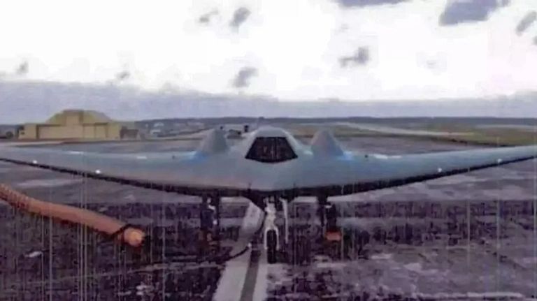 الصورة الرسمية الوحيدة لطائرة آر كيو-170 التي أصدرها سلاح الجو الأمريكي حتى الآن