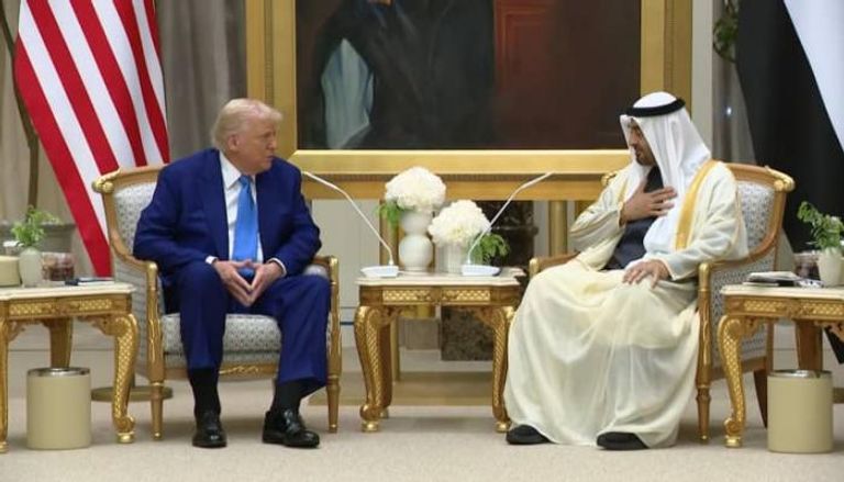 محمد بن زايد آل نهيان ودونالد ترامب