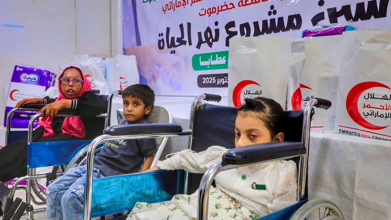 مساعدات إماراتية إلى اليمن