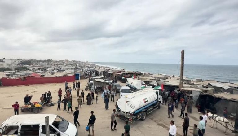 المساعدات الإماراتية إلى غزة