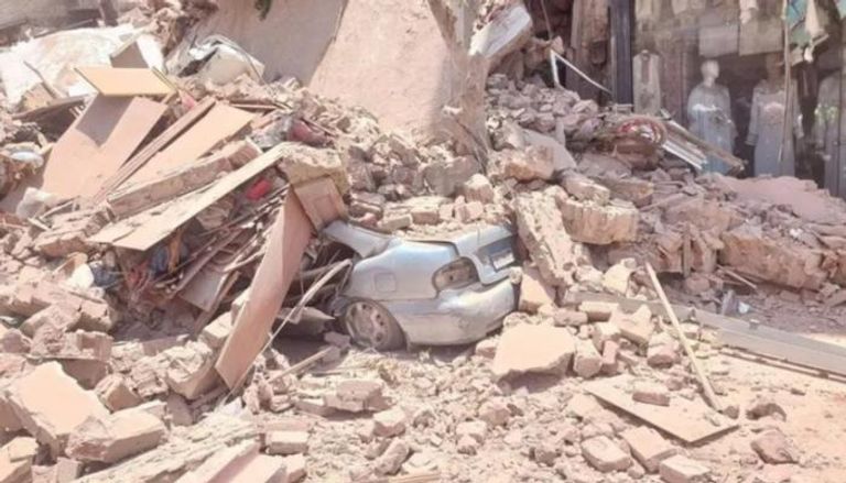 انهيار عقار بالإسكندرية - أرشيفية