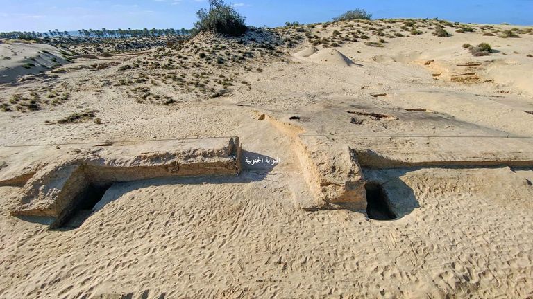 اكتشاف قلعة عسكرية في شمال سيناء المصرية